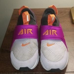 Big Girls Purple and Gray Nike Sneakers